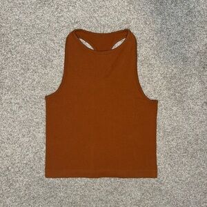 Free People Intimately Hayley Racerback Brami Tank - Burnt Orange XS/S